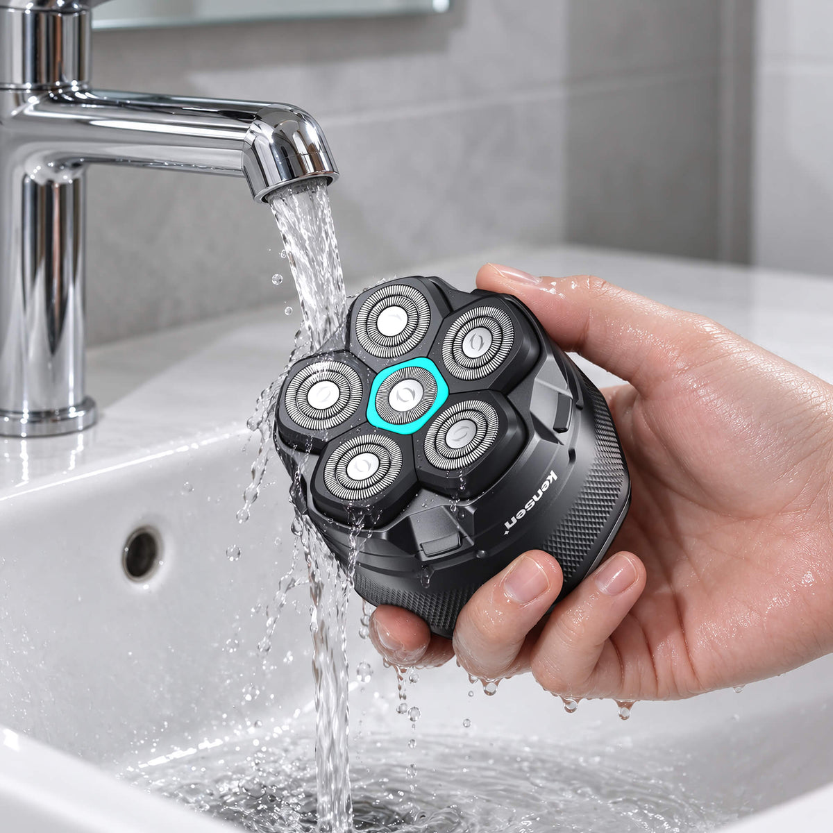 Kensen Black Knight 6D Electric Head Shaver